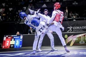 الميدالية البرونزية في بطولة العالم للكبار الكاراتيه