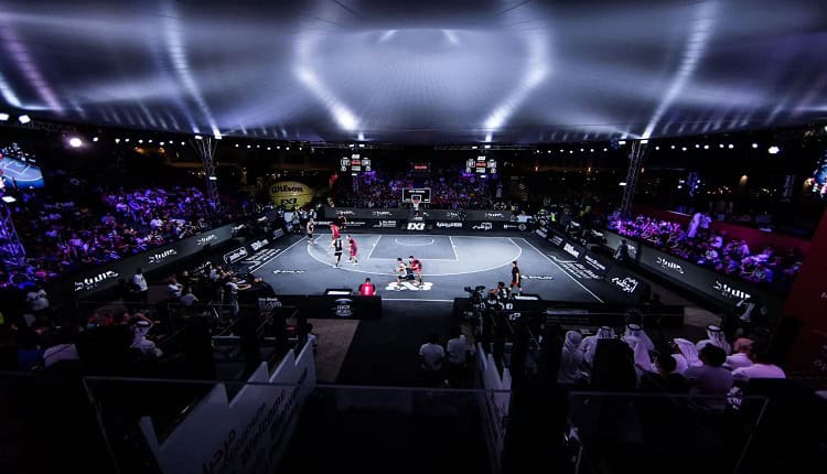 نيوم على أجندة الجولة العالمية لكرة السلة فيبا 3×3