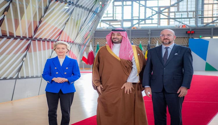 ولي العهد يترأس وفد المملكة في القمة الخليجية الأوروبية ببروكسل