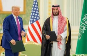سمو ولي العهد محمد بن سلمان وترامب