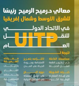 رميح بن محمد الرميح رئيس الاتحاد الدولي للنقل