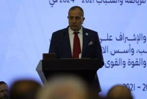 محمد سامح وزير الرياضة السوري