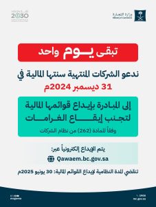 إيداع القوائم المالية