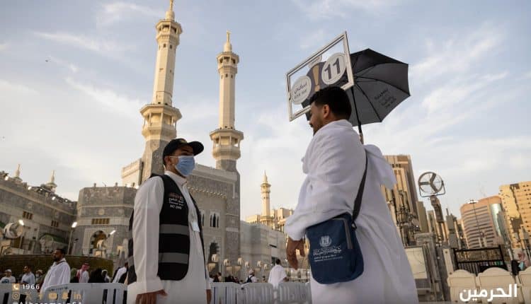 الإرشاد المكاني بالمسجد الحرام