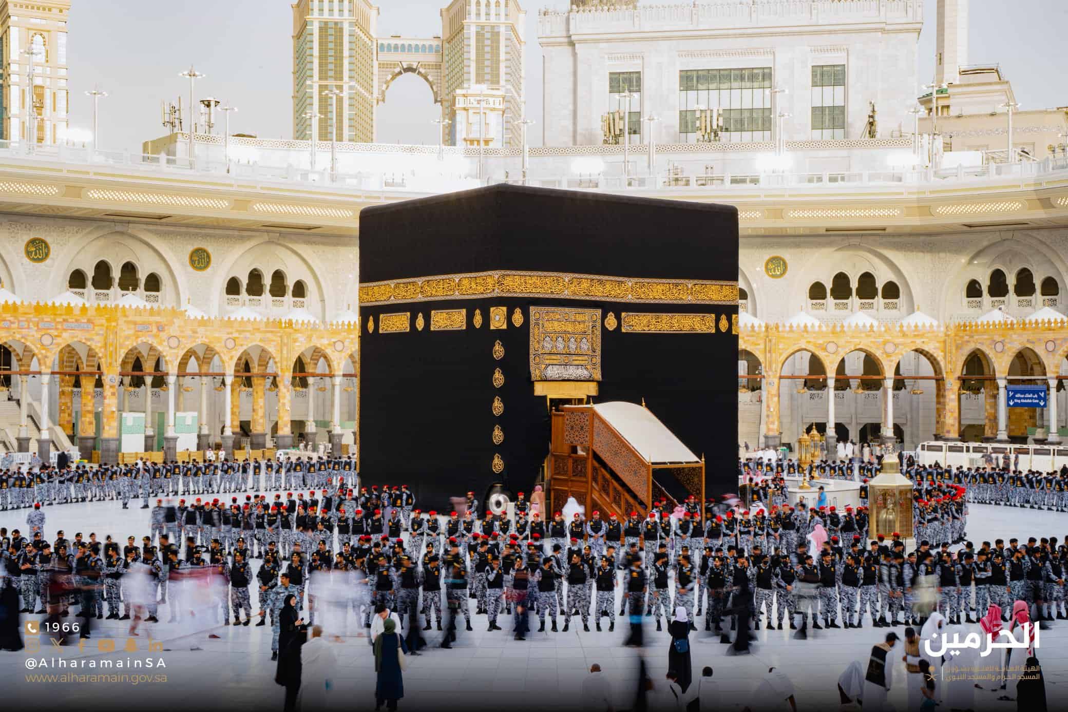 مراحل وخطوات غسل الكعبة المشرفة 1448هـ