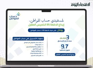 حساب المواطن.. إيداع الدفعة 95 الخميس المقبل