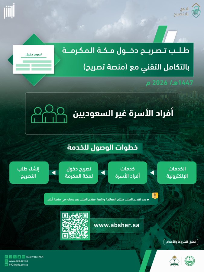 تصاريح موسم الحج 2026