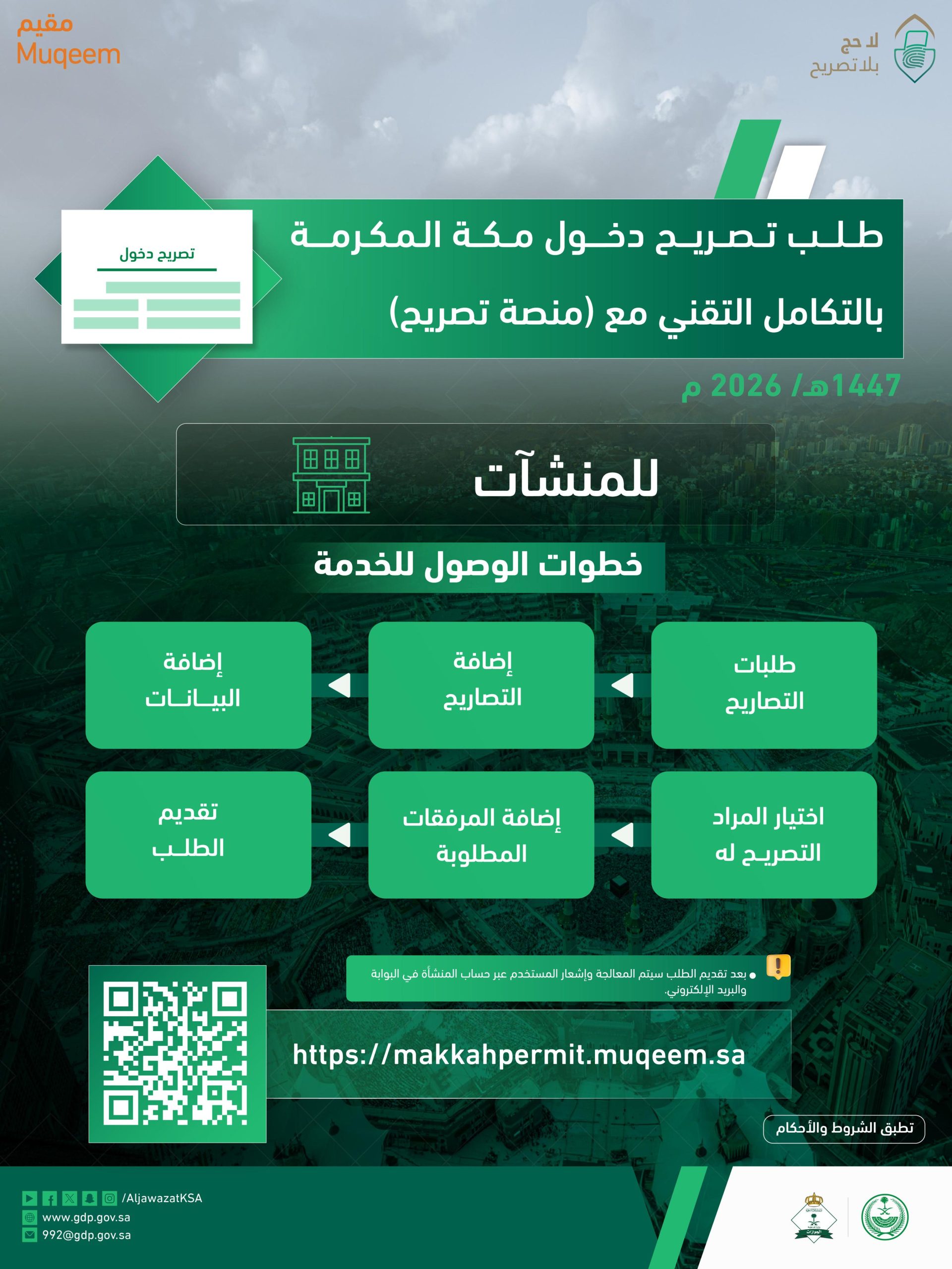 تصاريح موسم الحج 2026