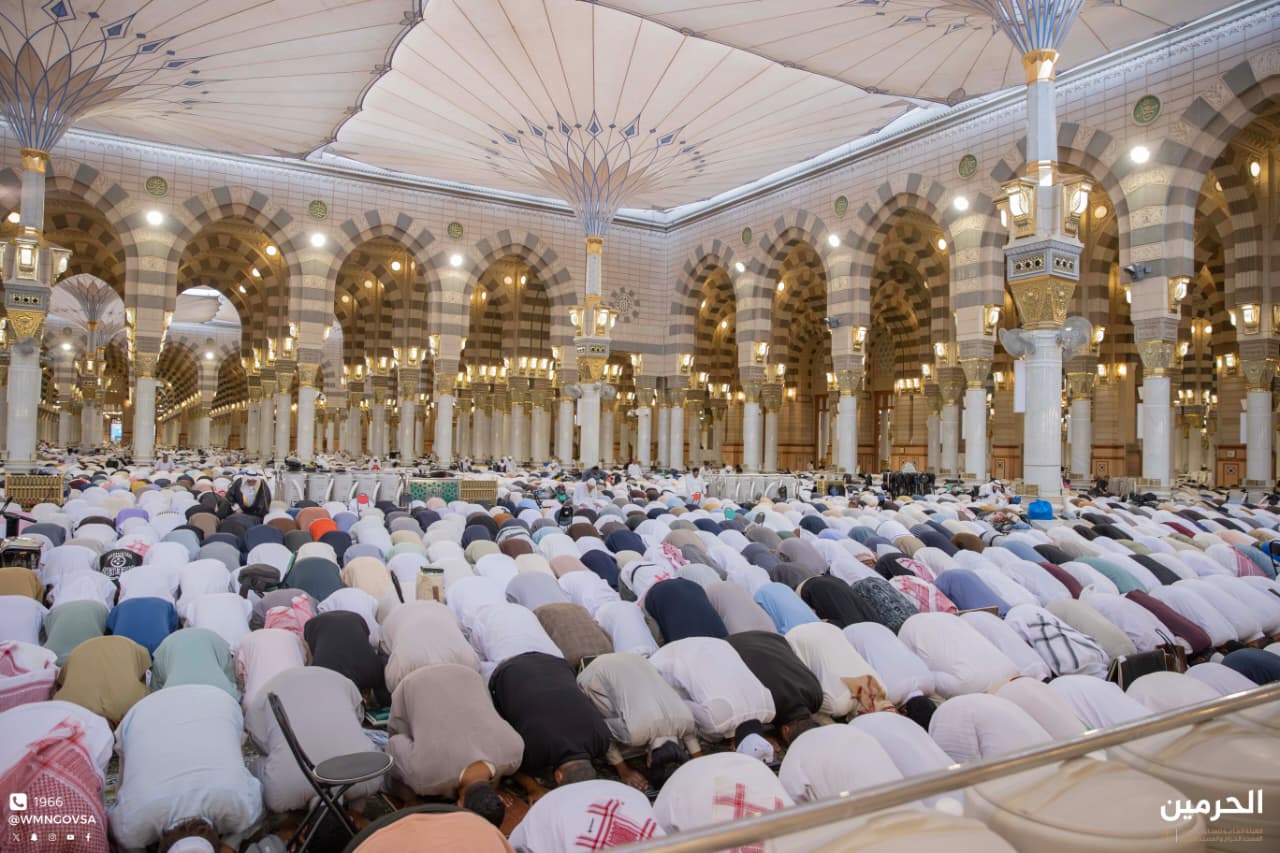 صلاة عيد الأضحى.. المسجد النبوي